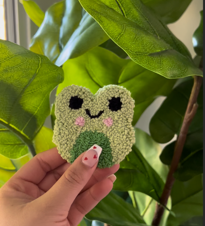 Blushing Frog Car Coaster Set