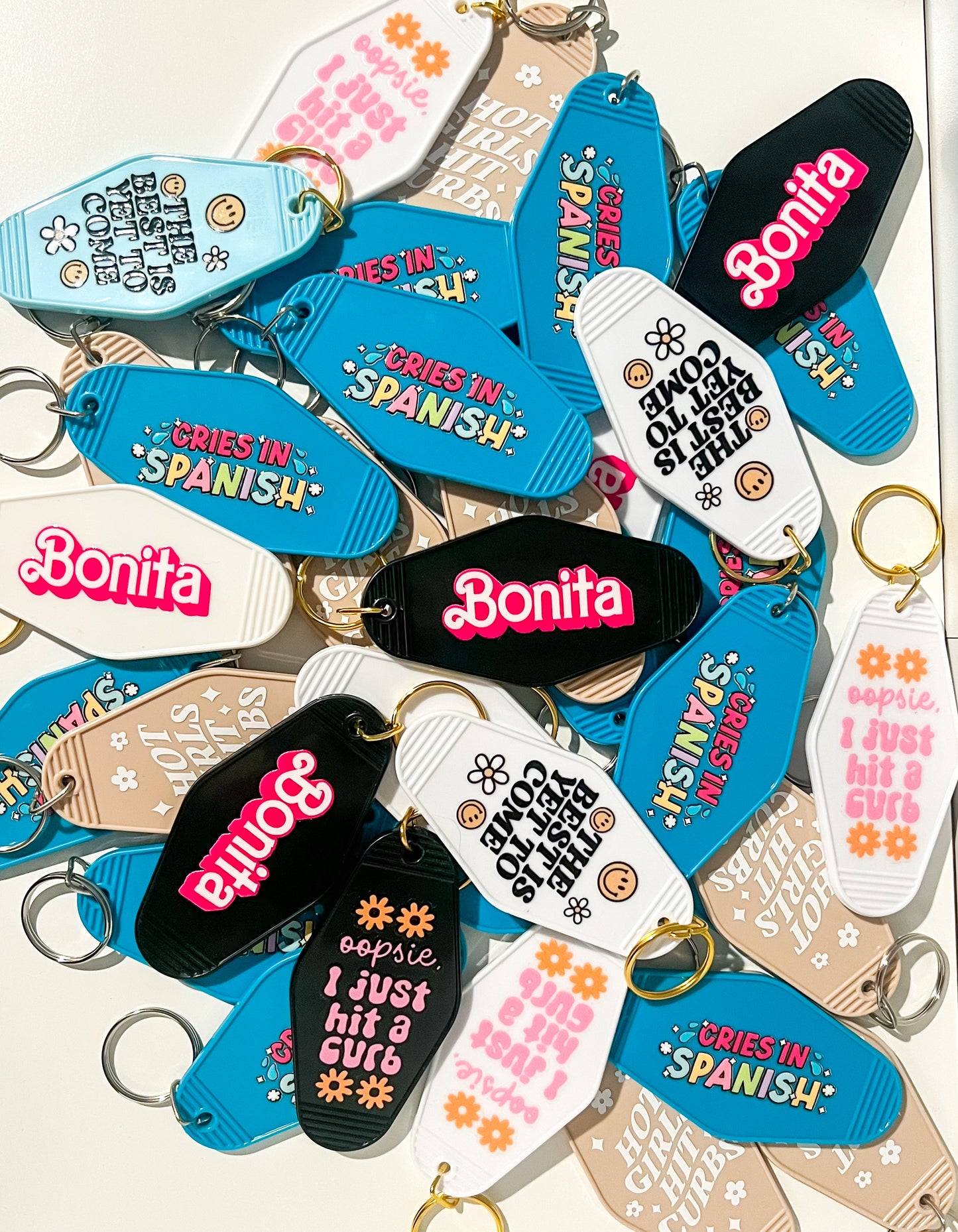 Supe Cute Motel Keychains